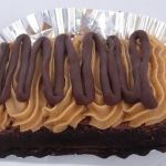 Brownie with Peanut Butter Cream Cheese Frosting