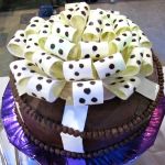 cake bow polkadot3