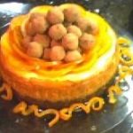 Vanilla Cheesecake with Candied Oranges & Chocolate Truffles