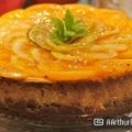 Pumpkin Cheesecake with Candied Oranges, Lemons, & Limes