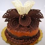 Vanilla Cheesecake with Chocolate Ganache