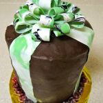 cake bow green